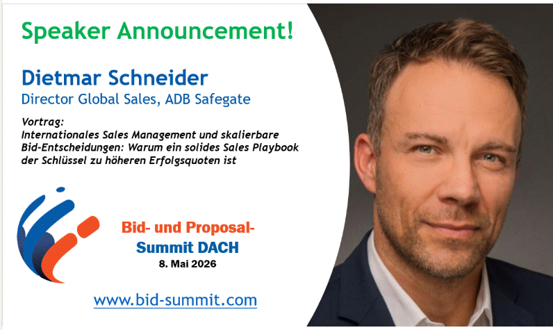 Bid- und Proposal-Summit DACH: Internationales Sales Management und skalierbare Bid-Entscheidungen